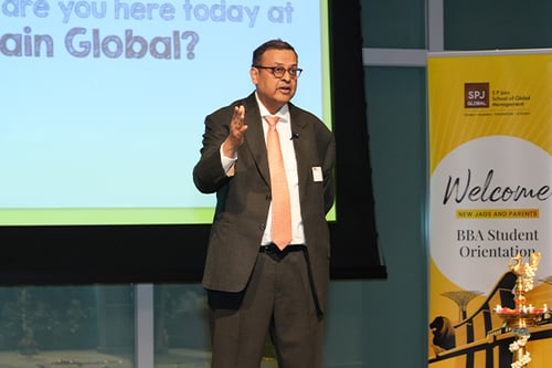 SP Jain Global welcomes 2025 Class at global undergraduate orientation ceremonies inside image