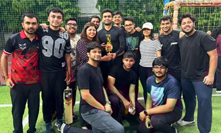 Inter program cricket tournament: MFWM students and campus cohorts