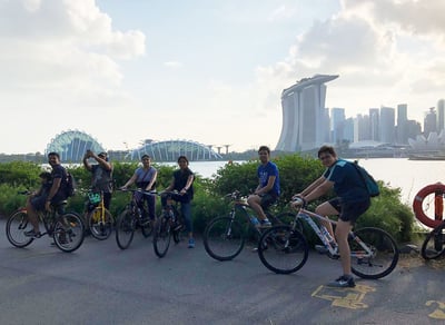 Cycling Across the East Coast Parkway - Alumni Community 