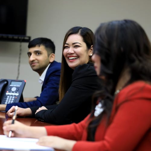 The program is built around a diverse mix of students