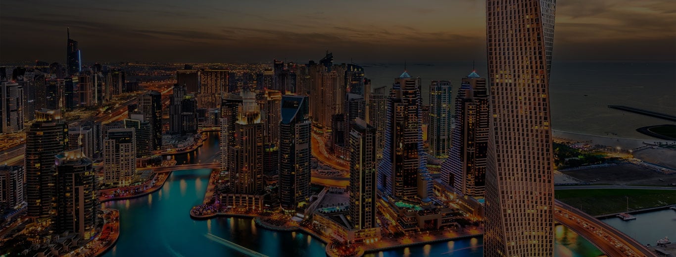 A stunning skyline of Dubai with modern architecture