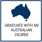 Graduate with an Australian degree Graduate with an Australian degree