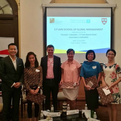 Panellists - Mr Brian O'Dwyer, Columbia '97 Alum;
Dr CJ Meadows, Harvard '96 Alum & Director of i2i, SP Jain;
Dr Wendy Goh, Columbia '08 Alum and Dr Tang T Heng, Columbia '15 Alum