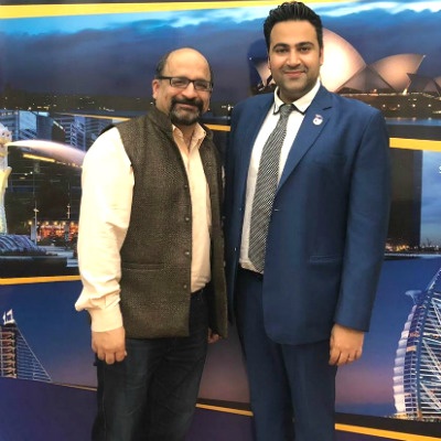 Mr. Sandeep Khanna, People & Organisational Development (OD)Lead of Grab (Singapore) and Mr. Karan Kumar, General Manager(Corporate Relations) of SP Jain School of Global Management