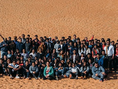 BBA Jaguars Undertake Overnight Desert Camping Trip in Liwa, Abu Dhabi