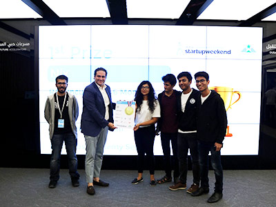 BBA Jaguars Ace Startup Weekend: University Edition at the Dubai Future Accelerators