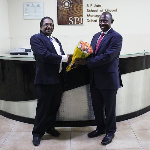 Hon. Dr. Eugene Mutimura - Rwanda’s Minister of Education Visits SP Jain Dubai