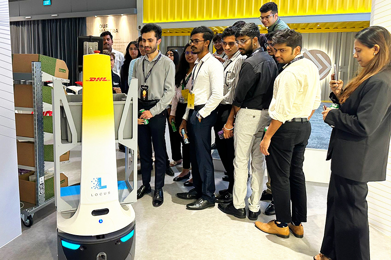 Students explore supply chain management at DHL Singapore