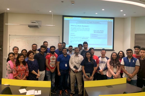 Visiting Wisdom: Dr. Ashish Das holds a guest lecture for Bachelor of Data Science students