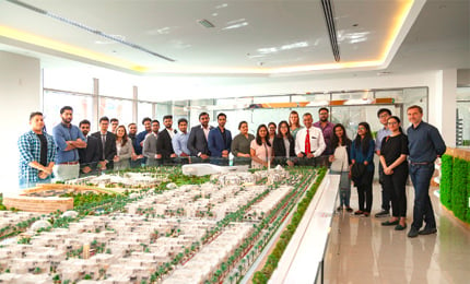 MGB students visit The Sustainable City in Dubai